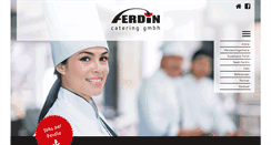 Desktop Screenshot of ferdin-catering.de