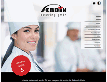 Tablet Screenshot of ferdin-catering.de